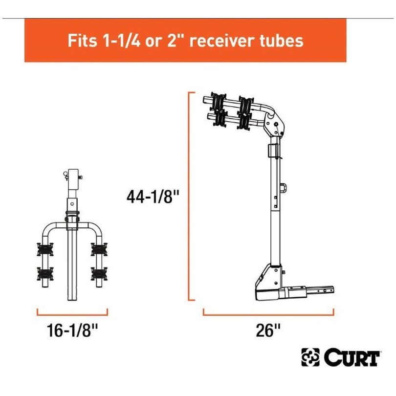 2-Bike rack dual arm